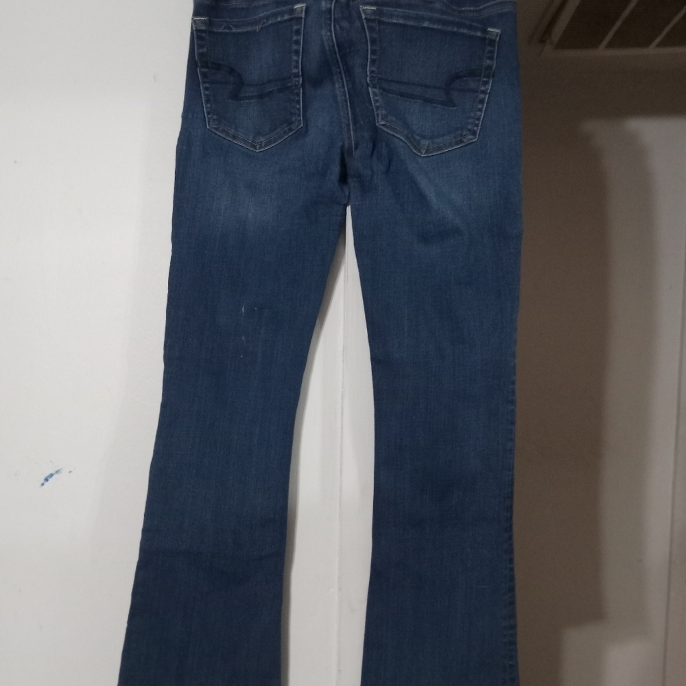 American eagle outfitters super super stretched ladies jeans. Size 2 long. - Picture 13 of 13